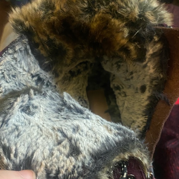 Ron White ilsa nubuck aubergine boots 38 size 7.5 weatherproof winter - Picture 5 of 10